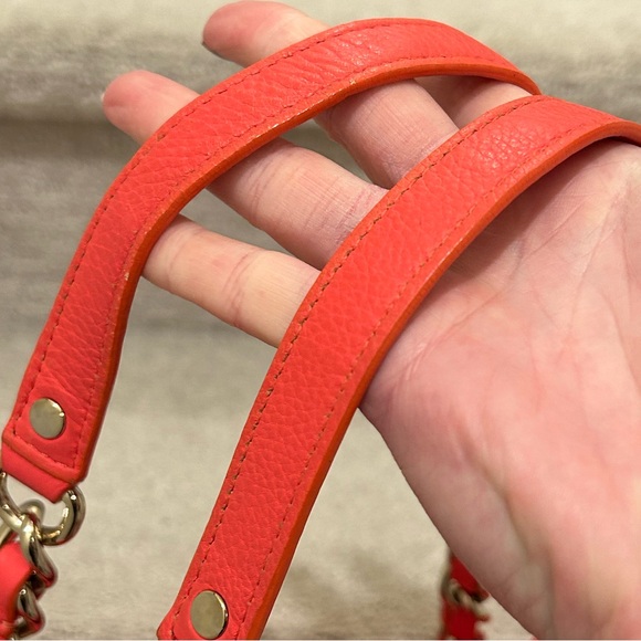 100% authentic Kate Spade Maryanne bright orange quilted - Picture 7 of 7